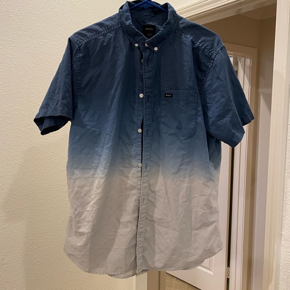 Mens Large RVCA Button Up - Picture 1 of 2